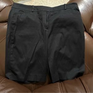 Talbots Black Bermuda 9 inch inseam Size 12 shorts